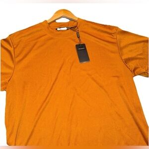 Bagazio Men’s XL Honey Orange Shirt New with Tags